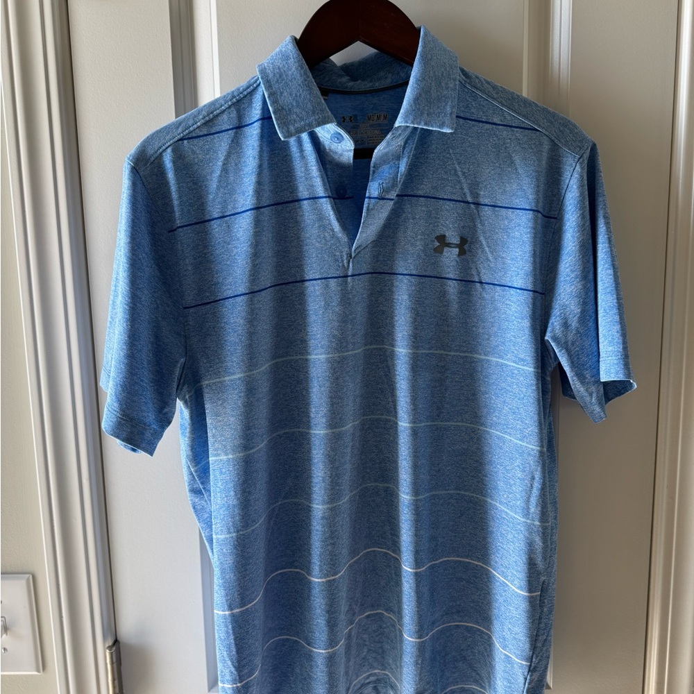Under Armour Men's Light Blue Polo Shirt